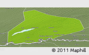 Physical Panoramic Map of R Kiz, semi-desaturated
