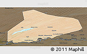 Satellite Panoramic Map of R Kiz, darken