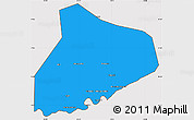 Political Simple Map of R Kiz, cropped outside
