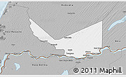 Gray 3D Map of Rosso