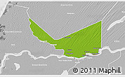 Physical 3D Map of Rosso, lighten, desaturated