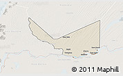 Shaded Relief 3D Map of Rosso, lighten