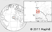 Blank Location Map of Rosso