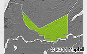 Physical Map of Rosso, desaturated