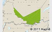 Physical Map of Rosso, shaded relief outside