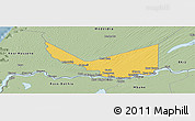 Savanna Style Panoramic Map of Rosso