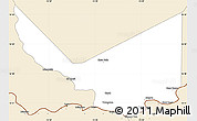 Classic Style Simple Map of Rosso