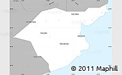 Gray Simple Map of Grand Port