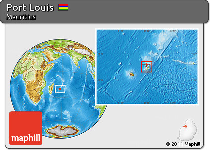 Physical Location Map of Port Louis