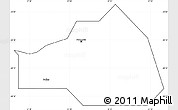 Blank Simple Map of Port Louis, cropped outside