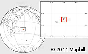 Blank Location Map of Savanne