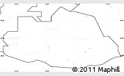 Blank Simple Map of Savanne, no labels