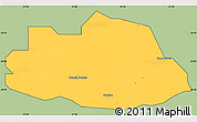 Savanna Style Simple Map of Savanne, cropped outside