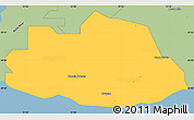 Savanna Style Simple Map of Savanne