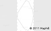 Blank Simple Map of Mayotte, cropped outside, no labels