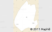 Classic Style Simple Map of Calvillo