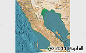 Satellite 3D Map of Ensenada