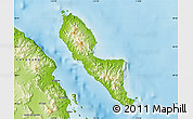 Physical Map of Isla Angel de la Guarda