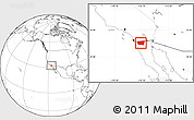 Blank Location Map of Tecate