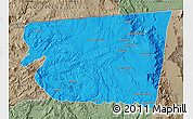 Political Map of Tecate, semi-desaturated