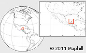 Blank Location Map of Calkini, highlighted parent region, within the entire country
