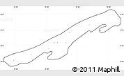 Blank Simple Map of Isla de Terminos, cropped outside, no labels