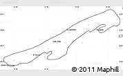 Blank Simple Map of Isla de Terminos