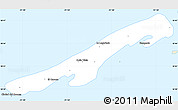 Classic Style Simple Map of Isla de Terminos