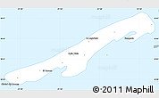 Gray Simple Map of Isla de Terminos
