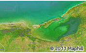 Satellite 3D Map of Isla