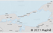 Silver Style 3D Map of Isla