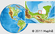 Physical Location Map of Isla, highlighted parent region