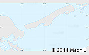 Silver Style Simple Map of Isla, single color outside