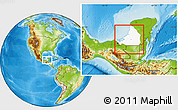Physical Location Map of Lago, highlighted parent region