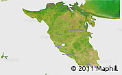 Satellite 3D Map of Palizada, single color outside