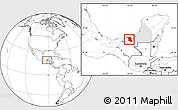 Blank Location Map of Palizada, highlighted parent region