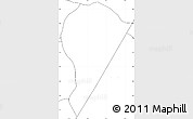 Blank Simple Map of Amatenango de la F., no labels