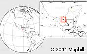 Blank Location Map of Catazaja