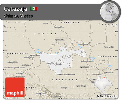 Classic Style Map of Catazaja