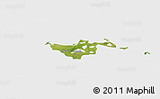 Satellite Panoramic Map of Catazaja, single color outside