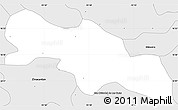 Silver Style Simple Map of Chamula