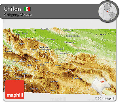 Physical 3D Map of Chilon