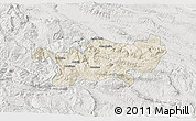 Shaded Relief 3D Map of Chilon, lighten, semi-desaturated