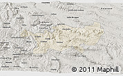 Shaded Relief 3D Map of Chilon, semi-desaturated