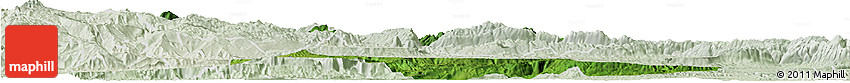 Satellite Horizon Map of Chilon, lighten