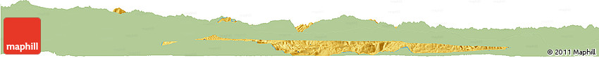 Savanna Style Horizon Map of Chilon, single color outside