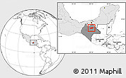 Blank Location Map of Chilon, highlighted country, highlighted parent region