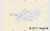 Classic Style Map of Chilon, single color outside