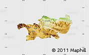 Physical Map of Chilon, single color outside