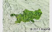 Satellite Map of Chilon, lighten